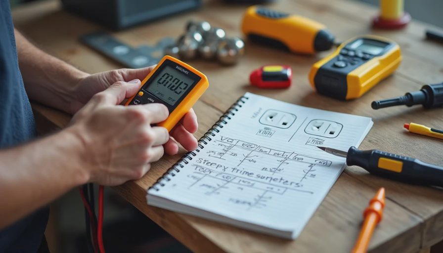 Basic tools for safe home troubleshooting Using a multimeter to safely test an electrical outlet