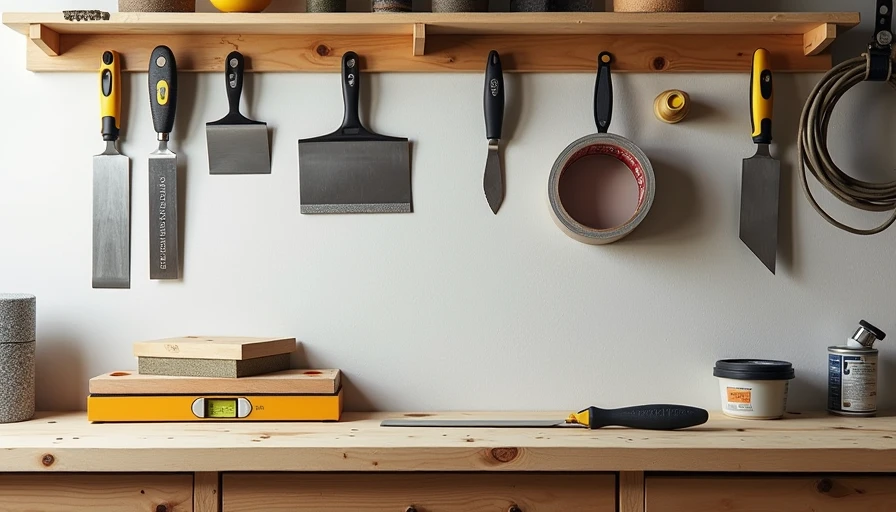 Recommended beginner wall repair tool kit