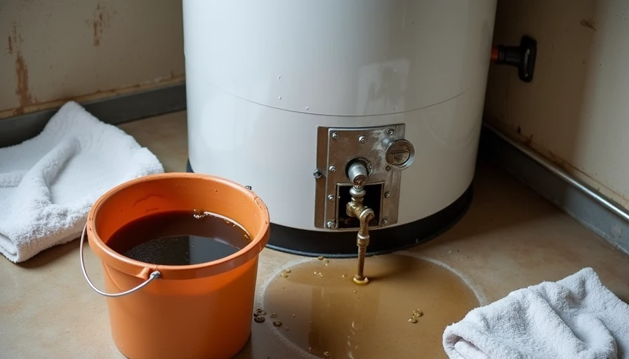 Draining sediment from a water heater