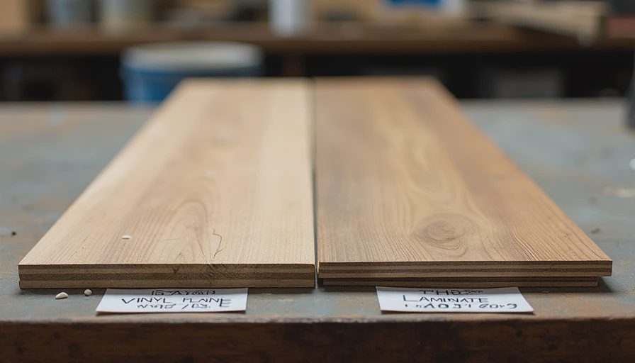 Real material comparison after family use Vinyl plank vs laminate flooring samples comparison