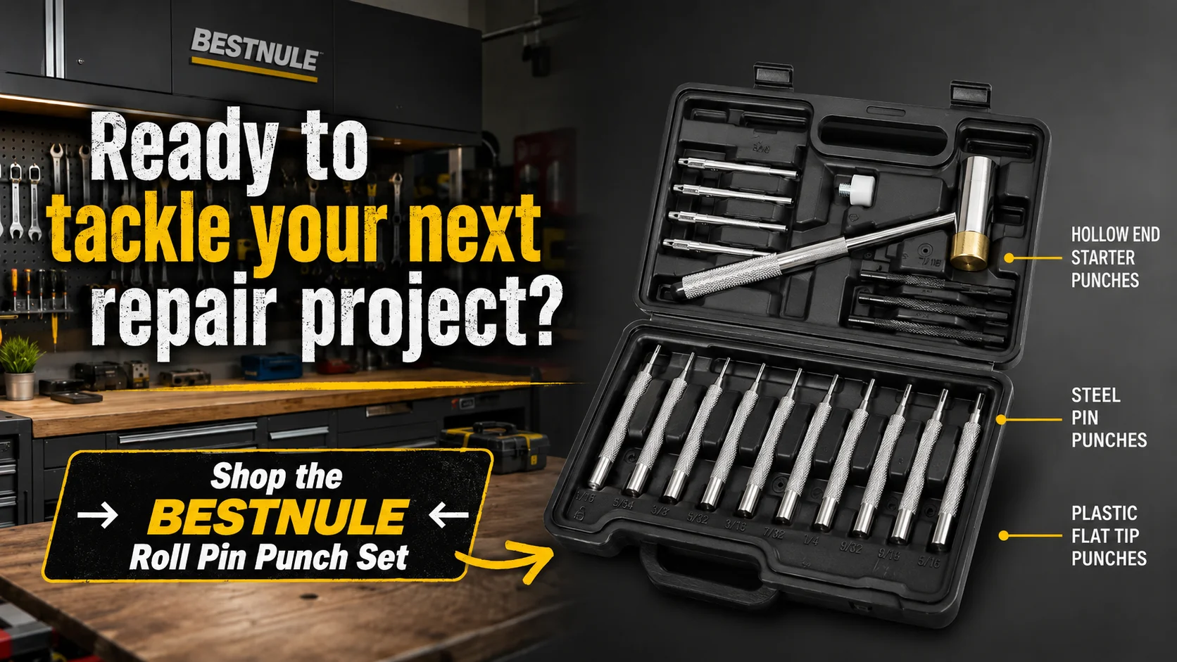 Start your projects with the right tools Get your own reliable punch set