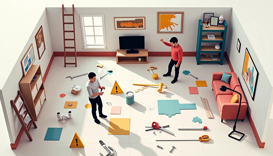 Illustration for home repair mistakes