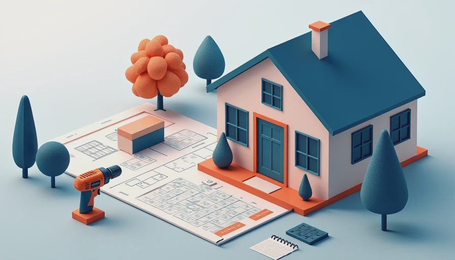 Visual context for home renovation tips
