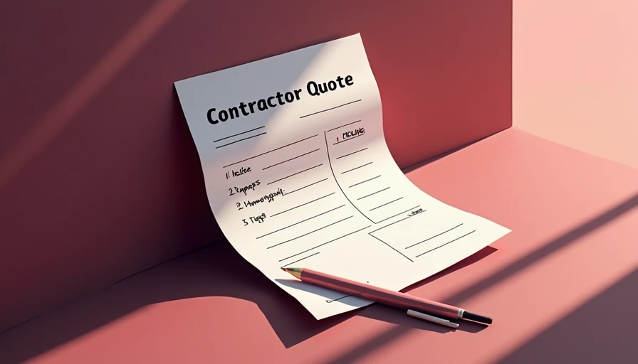 Illustration for how to read contractor quotes